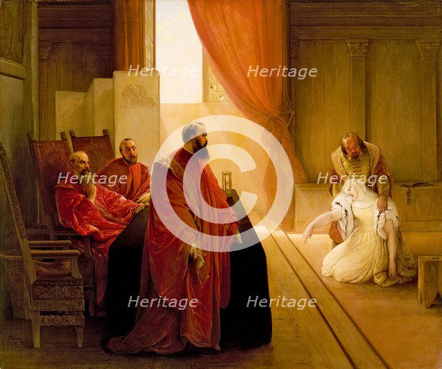 Valenza Gradenigo before the Inquisition.