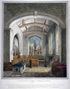 Sir Thomas More's Chapel, Chelsea Old Church, London, 1801. Artist: Anon