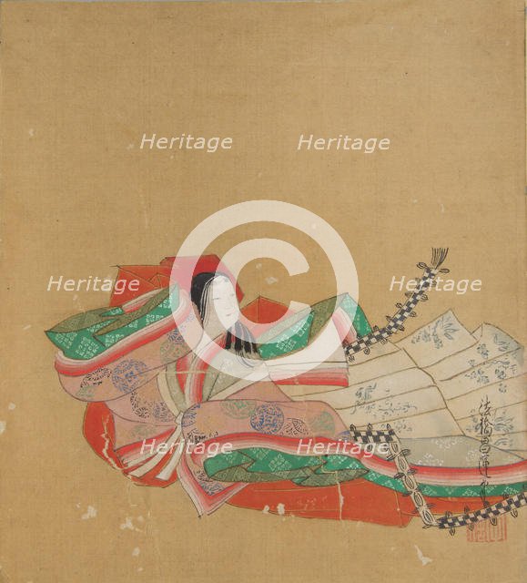 Immortal Poet, 17th century. Creator: Kano Shoun.