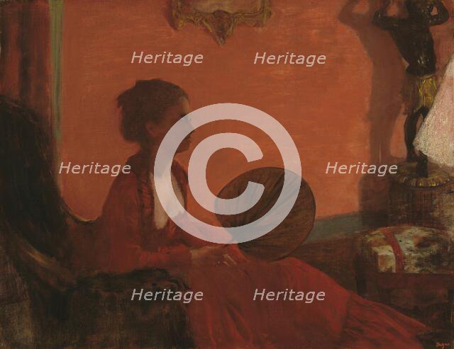 Madame Camus, 1869/1870. Creator: Edgar Degas.