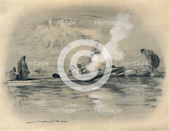 'Family of Nomadic Tribe', 1903. Artist: Mortimer L Menpes.