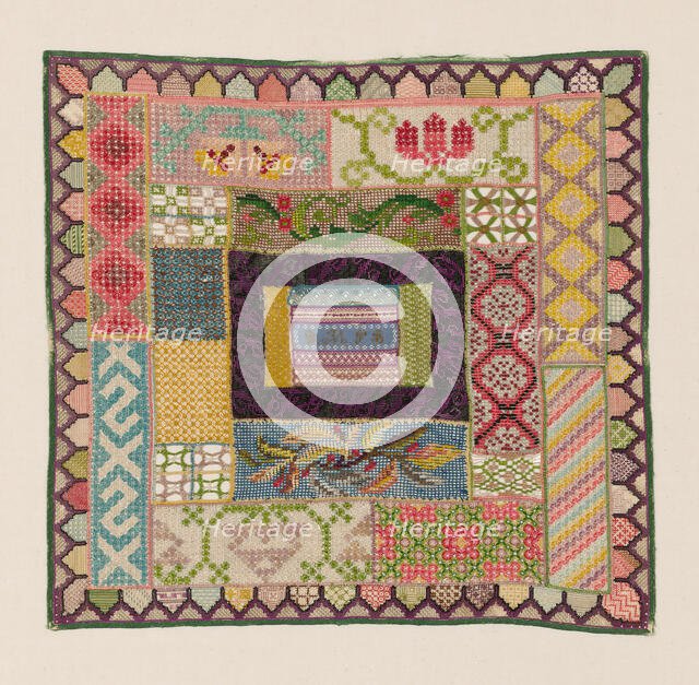 Sampler, México, 1825/75. Creator: Unknown.