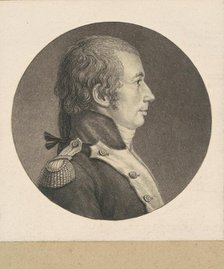 Unidentified Colonel of the French Infantry, 1797. Creator: Charles Balthazar Julien Févret de Saint-Mémin.