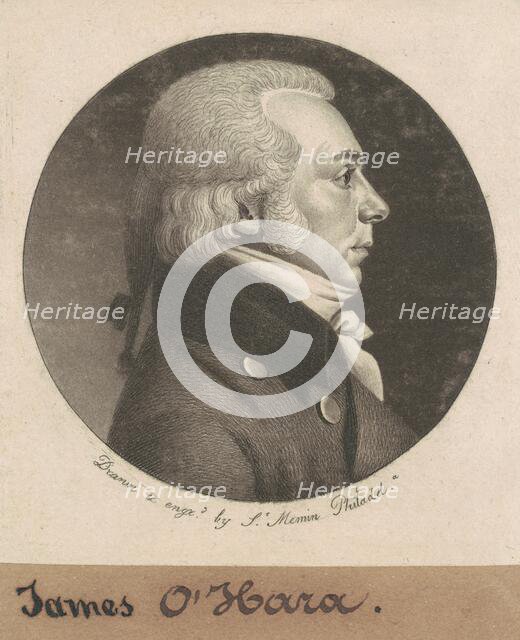 O'Hara, 1799. Creator: Charles Balthazar Julien Févret de Saint-Mémin.