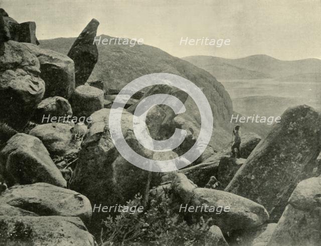 'Pinnacle & Organ Pipes, Mount Wellington', 1901. Creator: Unknown.
