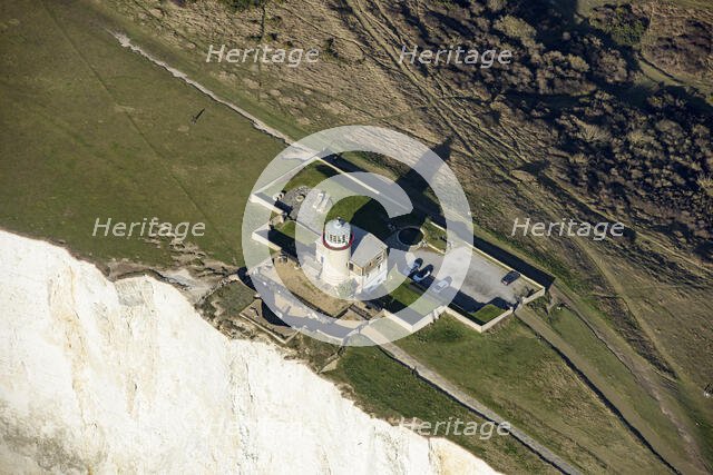 Belle Tout lighthouse, built in 1831 by Stevenson, East Sussex, 2022. Creator: Damian Grady.