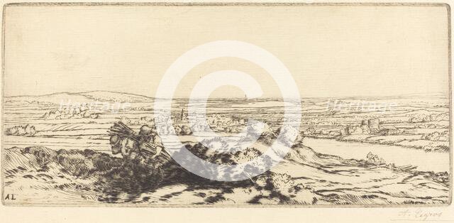 Valley of Dunes (La vallee des dunes). Creator: Alphonse Legros.