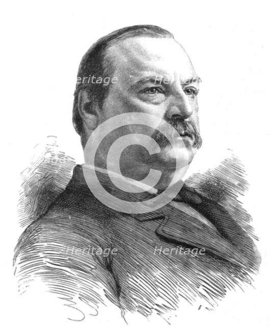 ''The American Presidential Election; Mr. Grover Cleveland, Ex-President and Democratic Candidate fo Creator: Unknown.