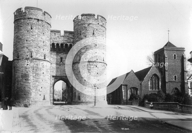 Westgate, Canterbury, Kent, 1890-1910. Artist: Unknown