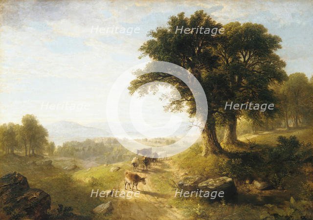 River Scene, 1854. Creator: Asher Brown Durand.