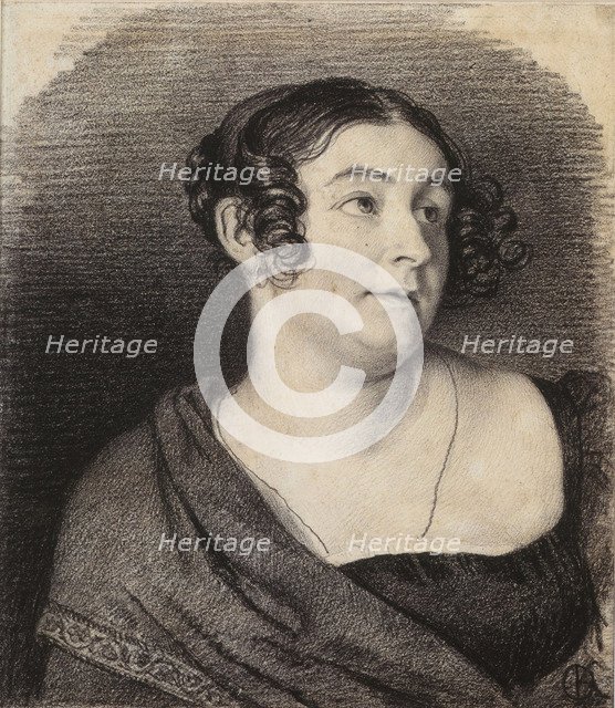Portrait of Elizabeth Mikhailovna Khitrovo (1783-1839), 1816-1817.