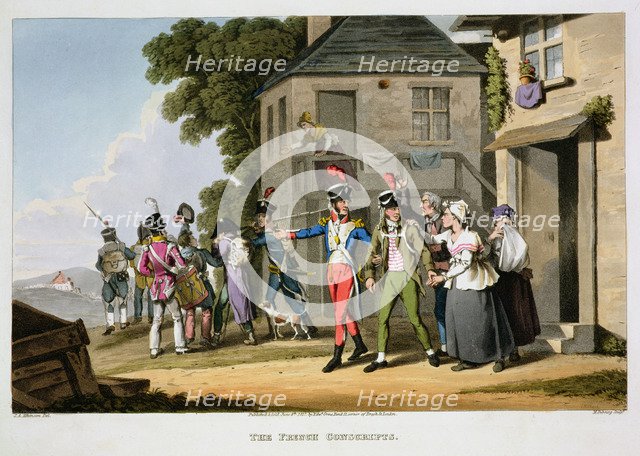 'The French Conscripts', 1817. Artist: Matthew Dubourg