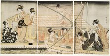 The Scoop-Net, Japan, c. 1800/01. Creator: Kitagawa Utamaro.