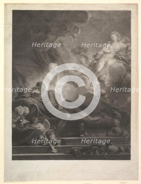 Le Songe d'Amour.n.d. Creator: Nicolas-Francois Regnault.