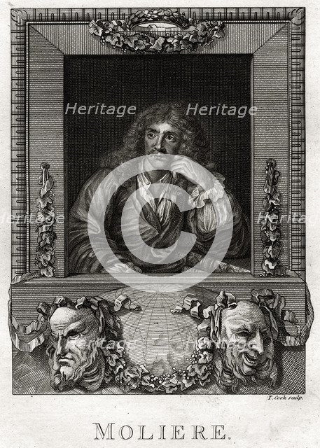 'Moliere', 1775. Artist: Thomas Cook