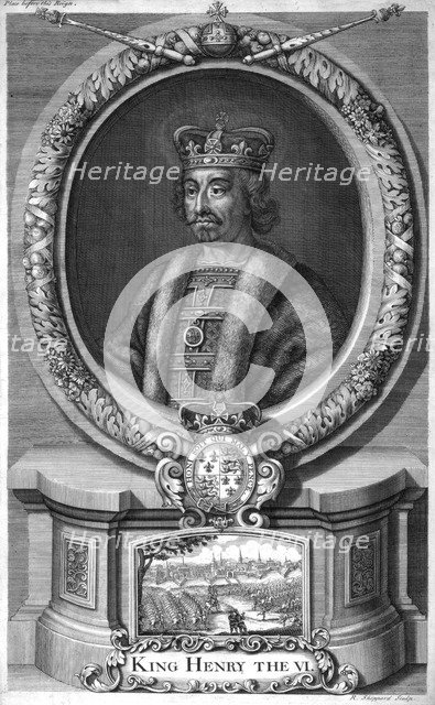 Henry VI, King of England.Artist: R Sheppard
