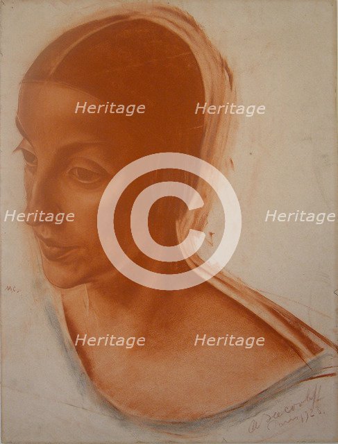 Ballerina Alexandra Balashova (1887-1979), 1923. Artist: Yakovlev, Alexander Yevgenyevich (1887-1938)