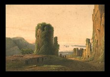 'Remains of Genoese Forts at Inkermann', c1856.  Creator: WL Walton.