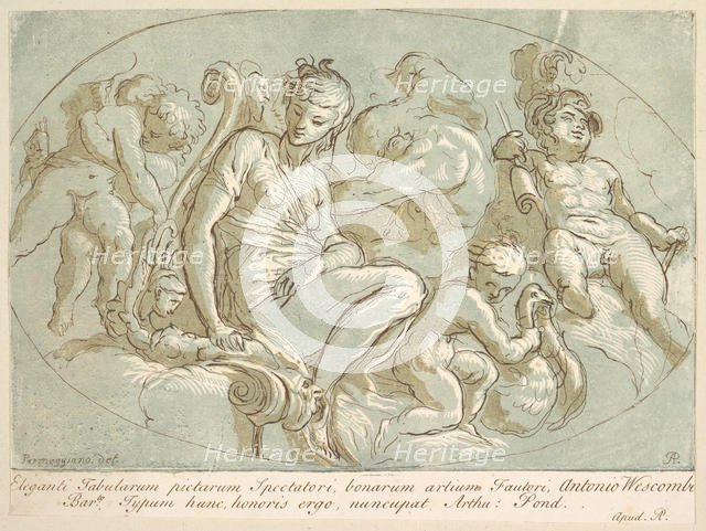 Venus Surrounded by Putti, ca. 1735. Creator: Arthur Pond.