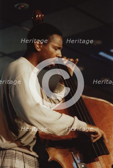 Bob Hurst, Jazz Inn Party, Nordwijk, Netherlands, 1989. Creator: Brian Foskett.