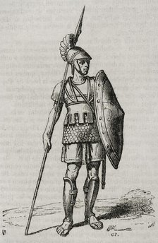 Carthaginian warrior, 1852. Creator: Unknown.