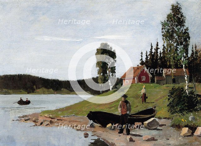 Coast Landscape, 1881. Artist: Munch, Edvard (1863-1944)