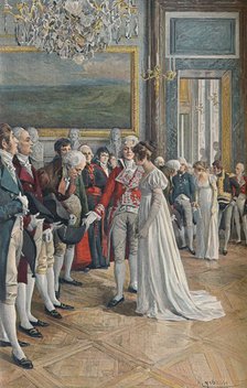 'Madame Bonaparte Receiving Embassadors at the Tuileries', 1896. Artist: Unknown.
