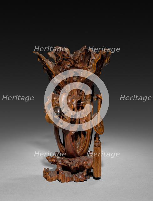 Cabbage and Beetle, mid 18th Century. Creator: Unknown.