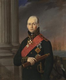 Portrait of the Admiral Fyodor Fyodorovich Ushakov (1745–1817).