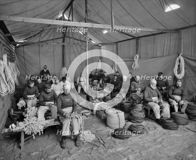 Munitions production, Burnham on Crouch, Essex, September 1915. Artist: H Bedford Lemere.