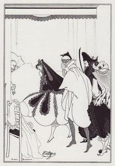 The Death of Pierrot, from The Savoy No. 6, 1896. Creator: Aubrey Beardsley.
