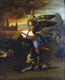 'St Michael the Archangel', c1503-1504. Artist: Raphael