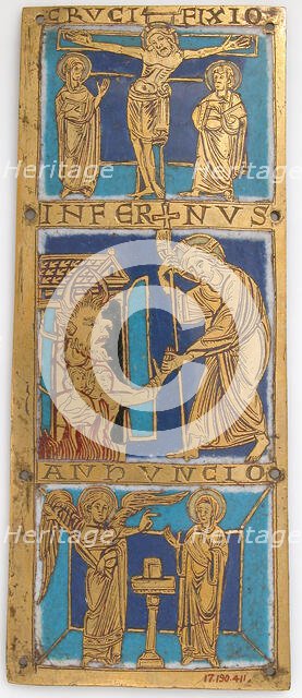 Plaque from a Portable Altar with Scenes from the Life of Jesus, German, ca. 1160-80. Creator: Unknown.