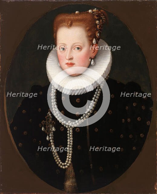 Portrait of Margherita Gonzaga (1564-1618), Duchess of Ferrara, ca 1590. Creator: Anonymous.