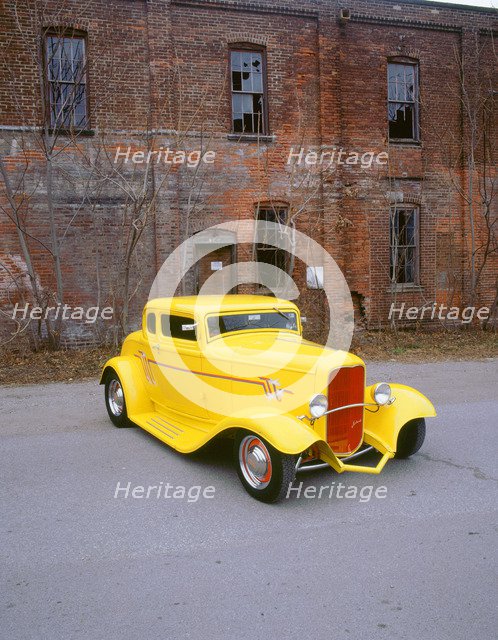 1932 Ford V8 coupe customised. Artist: Unknown.