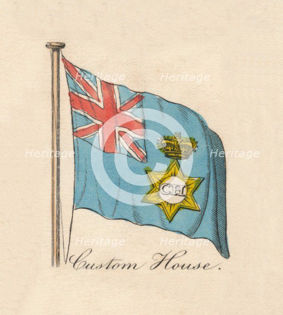 'Custom House' 1838. Artist: Unknown.