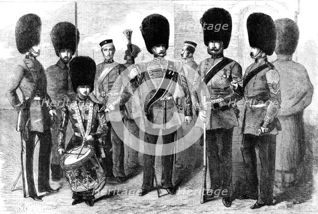 New Uniform of the Coldstream Guards, 1856.  Creator: Unknown.