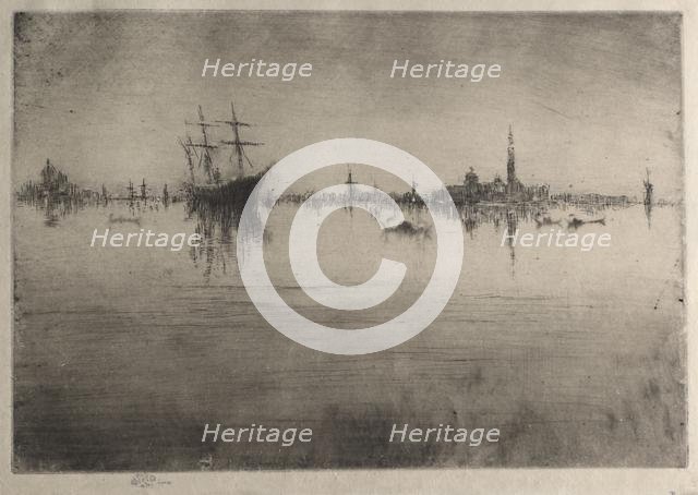 Nocturne, 1880. Creator: James McNeill Whistler (American, 1834-1903).