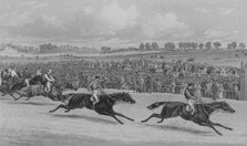 'The Race for the St Leger 1851 - Newminster's Year', c1851. Artist: JH Engelheart.