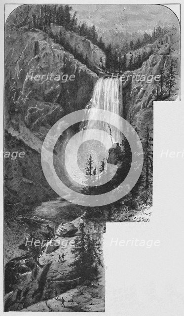 'The Lower Falls', 1883. Artist: Unknown.