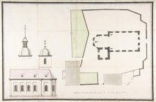 Design for the Parish Church of Merkershausen, 1738 (?). Creator: Unknown.