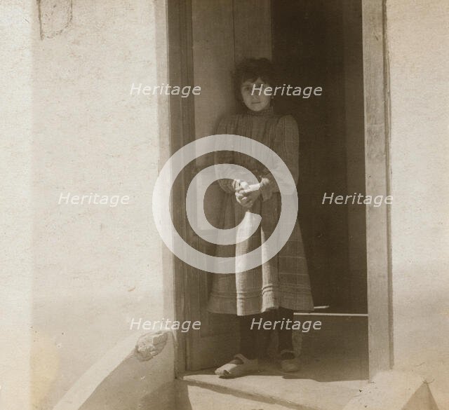 On the island of Capri, between 1905 and 1915. Creator: Sergey Mikhaylovich Prokudin-Gorsky.