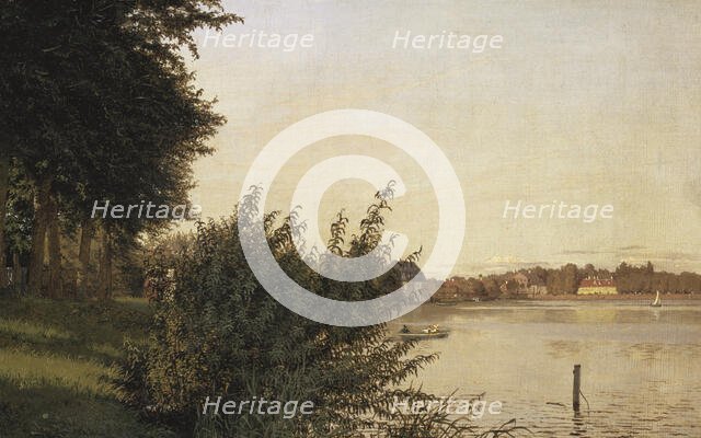 Dosseringen seen toward Österbro, 1836. Creator: Christen Kobke.