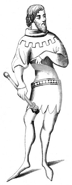 A herald, 14th century (1849). Artist: Unknown