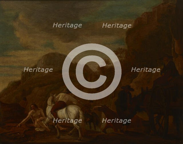 Watering Horses, 17th-18th centuries. Creator: Unknown.