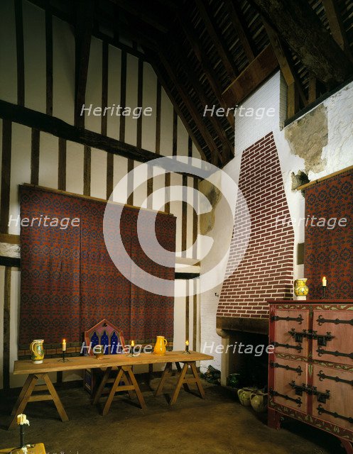 Interior of the Medieval Merchant's House, French Street, Southampton, Hampshire, 1988. Artist: Paul Highnam