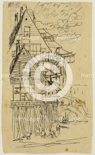 The Edge of the Shore, n.d. Creator: Rodolphe Bresdin.