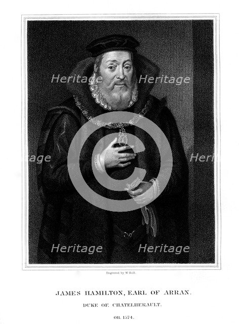 James Hamilton, 2nd Earl of Arran, Scottish nobleman, (1826).Artist: W Holl