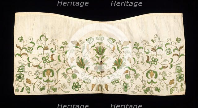 Apron, probably British, second quarter 18th century. Creator: Unknown.