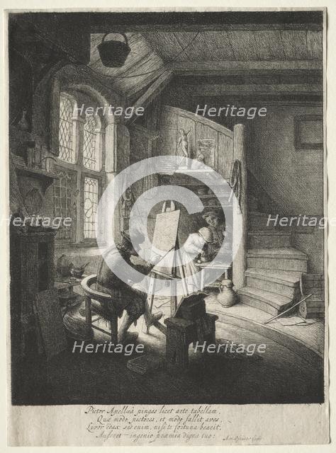 The Painter's Studio. Creator: Adriaen van Ostade (Dutch, 1610-1684).